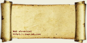 Cane Džaković vizit kartica